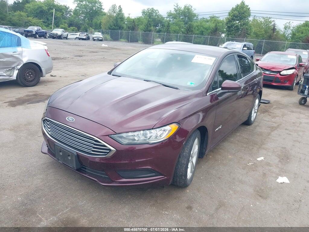 3FA6P0LU2JR201295 2018 FORD FUSION HYBRID photo no. 2