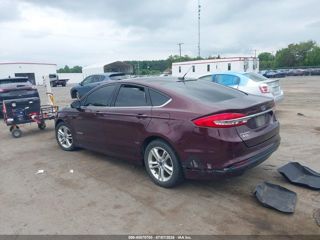 3FA6P0LU2JR201295 2018 FORD FUSION HYBRID photo no. 3