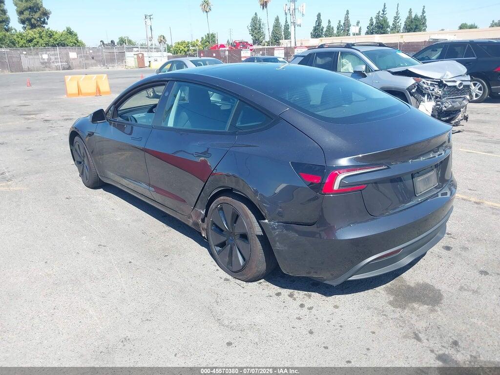 5YJ3E1EA6SF047866 2025 TESLA MODEL 3 photo no. 3