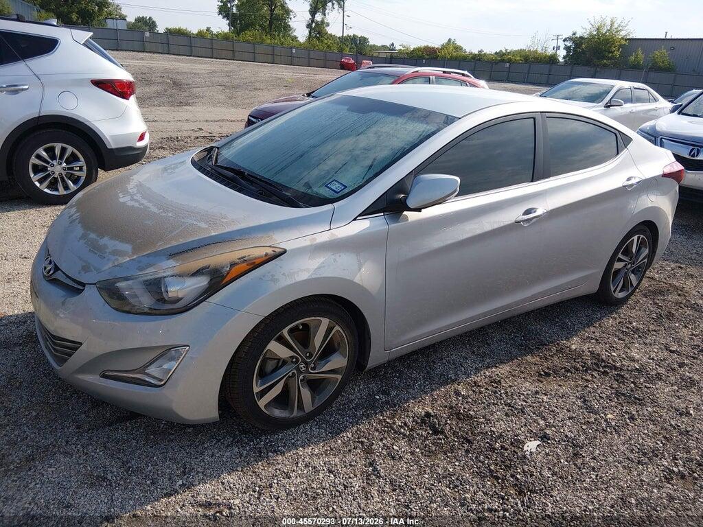 5NPDH4AE4EH484258 2014 HYUNDAI ELANTRA photo no. 2