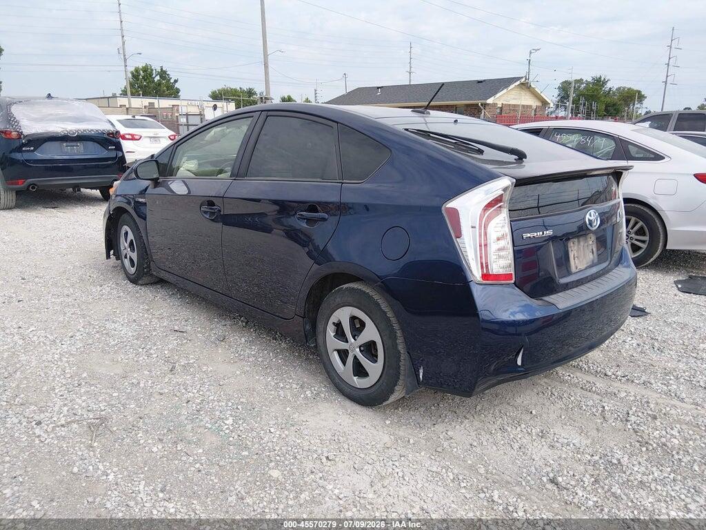 JTDKN3DUXF1886565 2015 TOYOTA PRIUS photo no. 3