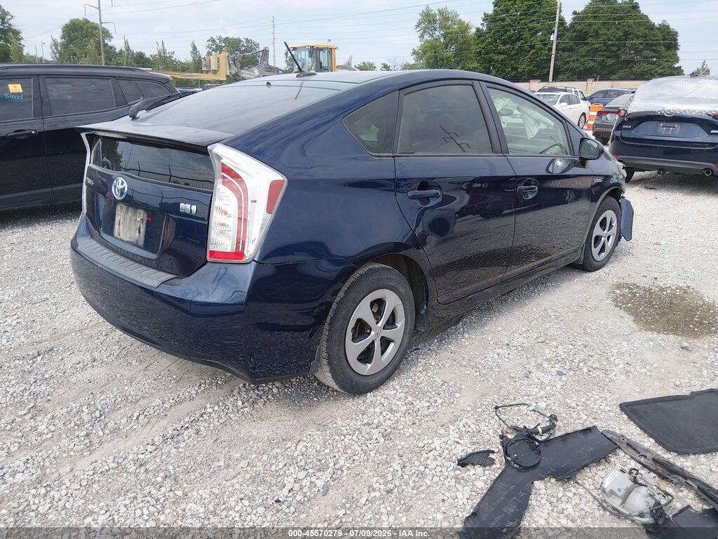 JTDKN3DUXF1886565 2015 TOYOTA PRIUS photo no. 4