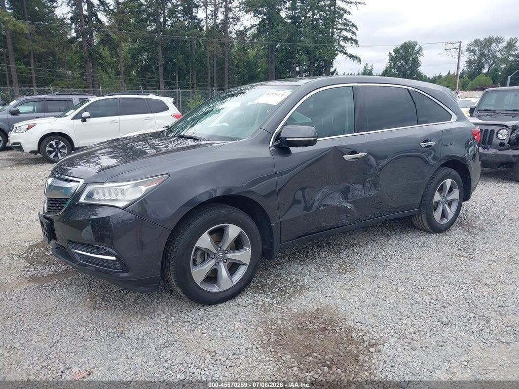 5FRYD4H21EB006675 2014 ACURA MDX photo no. 2