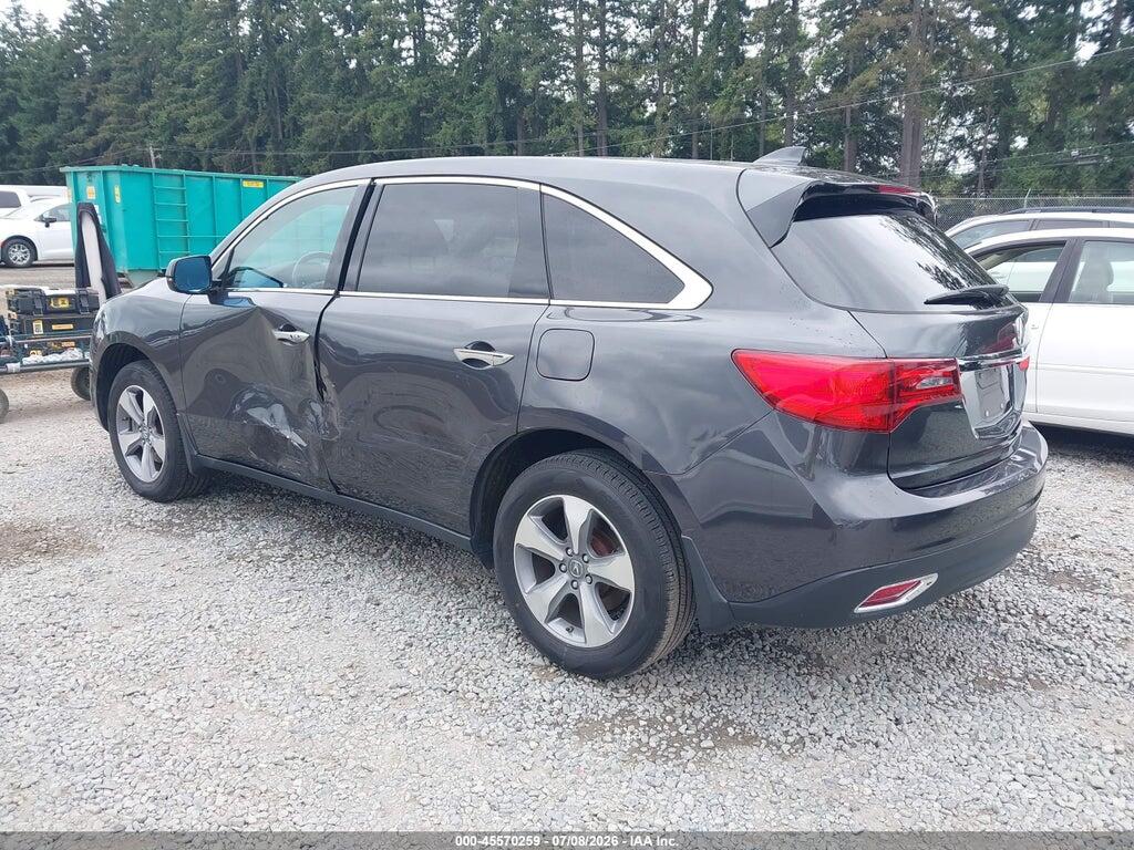 5FRYD4H21EB006675 2014 ACURA MDX photo no. 3