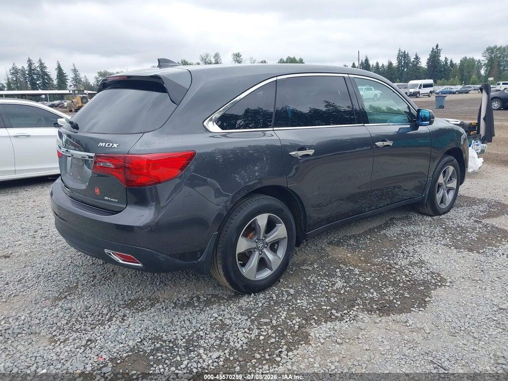 5FRYD4H21EB006675 2014 ACURA MDX photo no. 4