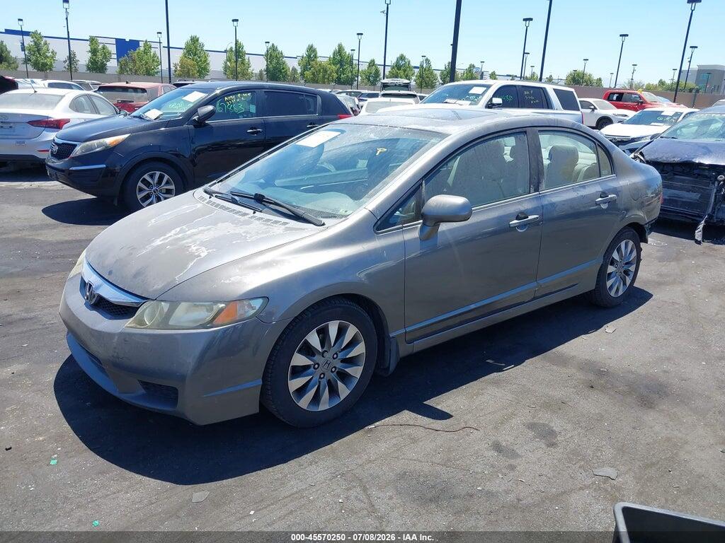 2HGFA16899H346178 2009 HONDA CIVIC photo no. 2