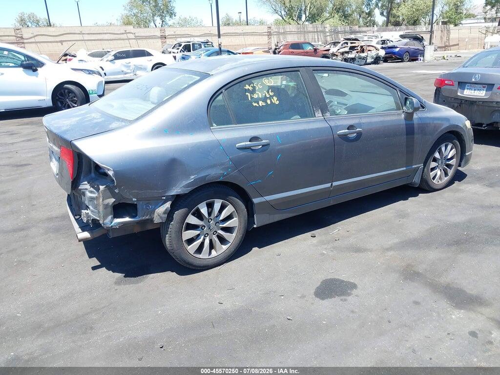 2HGFA16899H346178 2009 HONDA CIVIC photo no. 4
