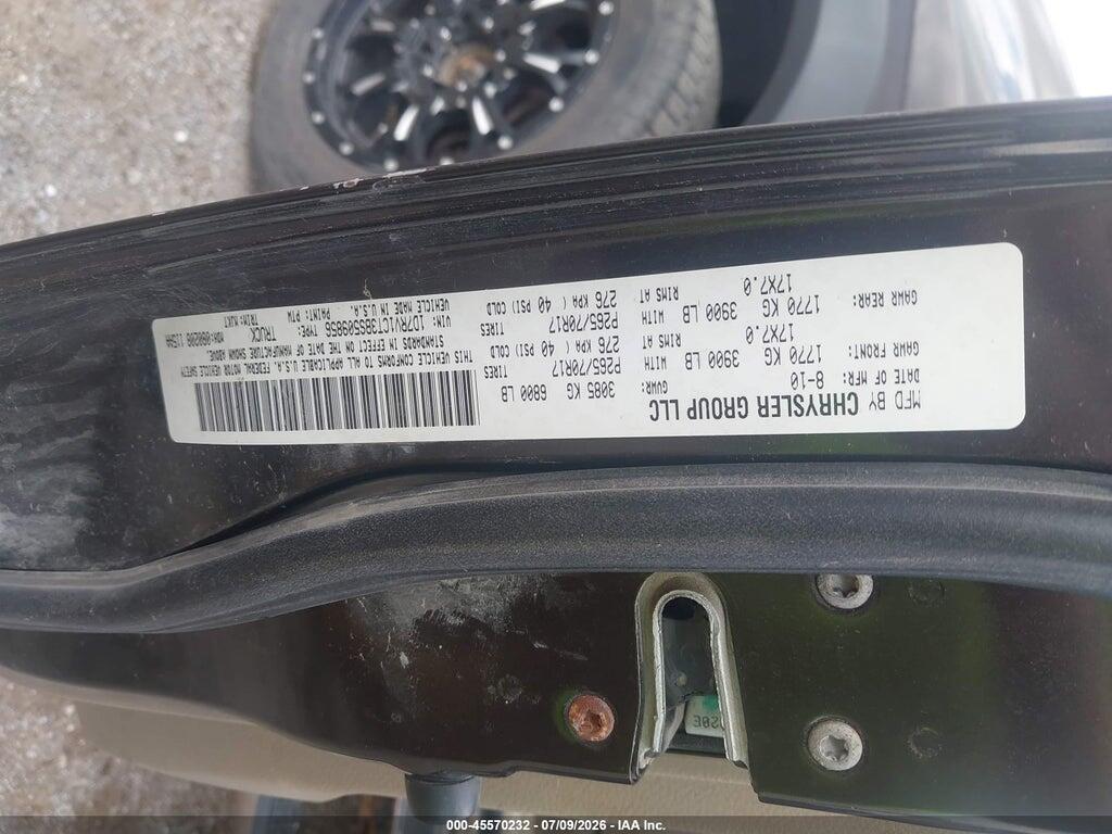 1D7RV1CT3BS509856 2011 RAM RAM 1500 photo no. 9