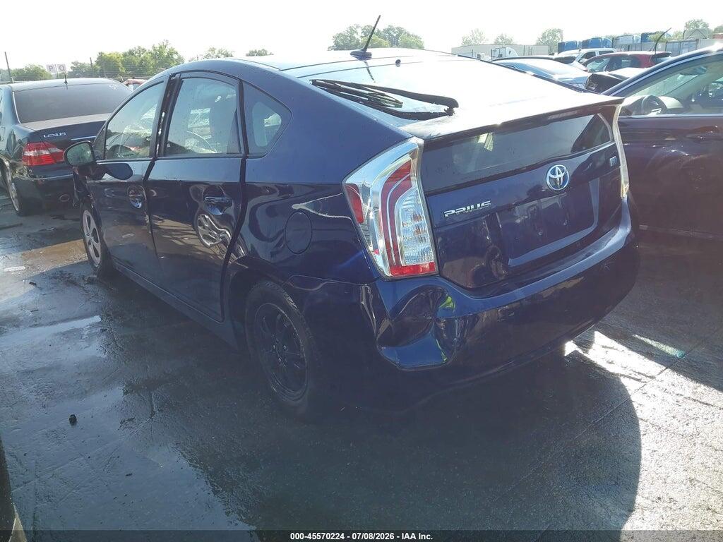 JTDKN3DU1D0351479 2013 TOYOTA PRIUS photo no. 3