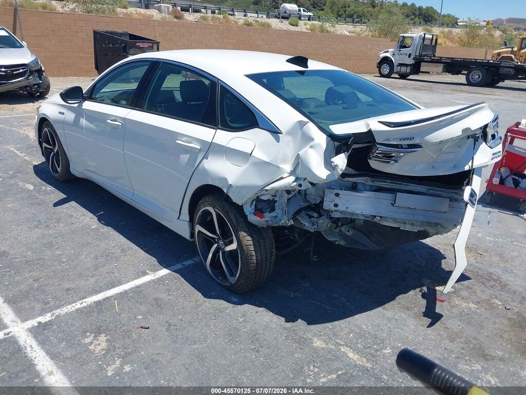 1HGCV3F25NA040165 2022 HONDA ACCORD HYBRID photo no. 3