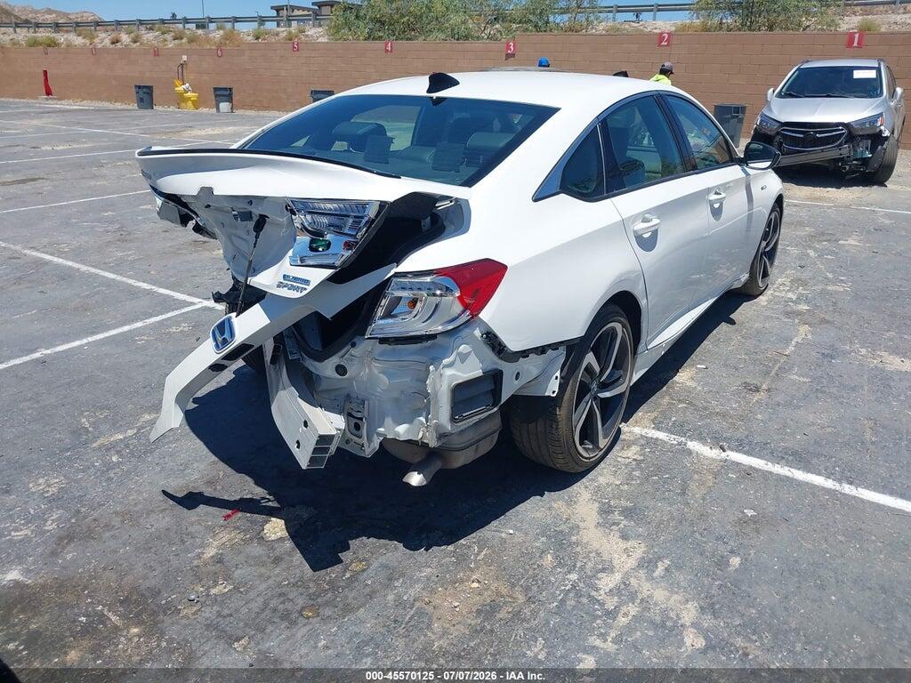 1HGCV3F25NA040165 2022 HONDA ACCORD HYBRID photo no. 4