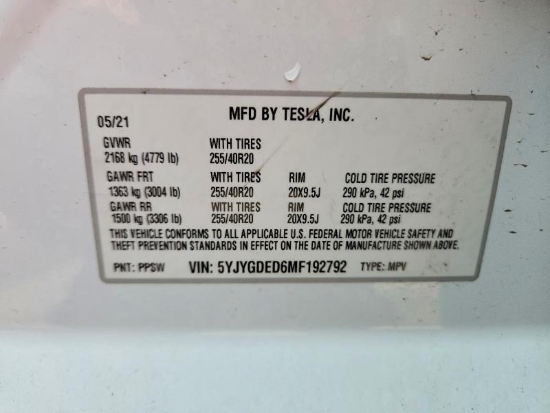 2021 TESLA MODEL Y — Фото 13 из 13