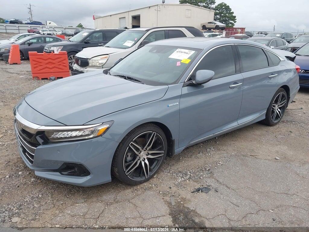 1HGCV3F90NA021150 2022 HONDA ACCORD HYBRID photo no. 2