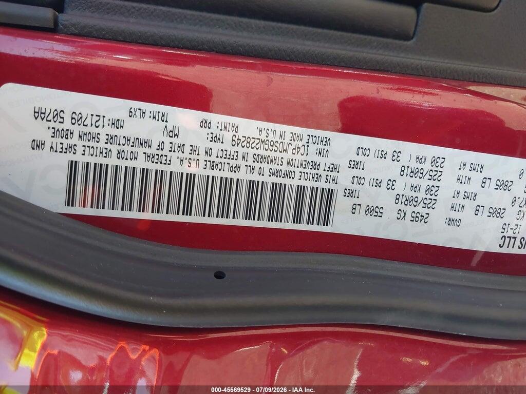 1C4PJMDS6GW228249 2016 JEEP CHEROKEE photo no. 9