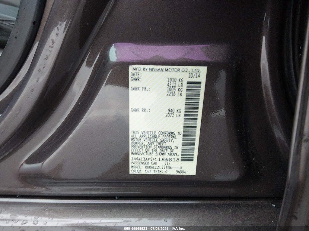 1N4AL3AP5FC186818 2015 NISSAN ALTIMA photo no. 9