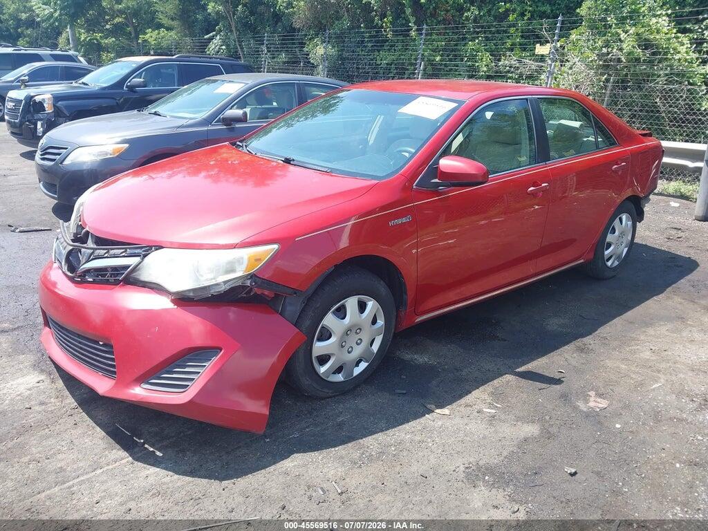 4T1BD1FK0CU036730 2012 TOYOTA CAMRY HYBRID photo no. 2