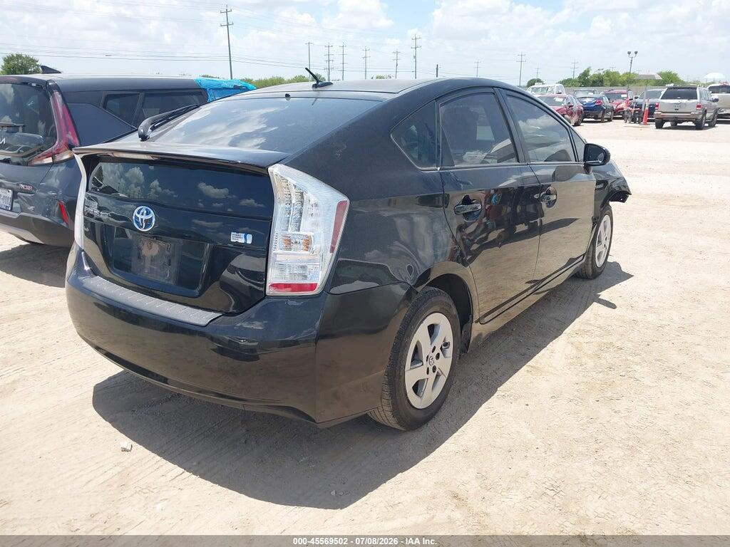 JTDKN3DU5B1365389 2011 TOYOTA PRIUS photo no. 4