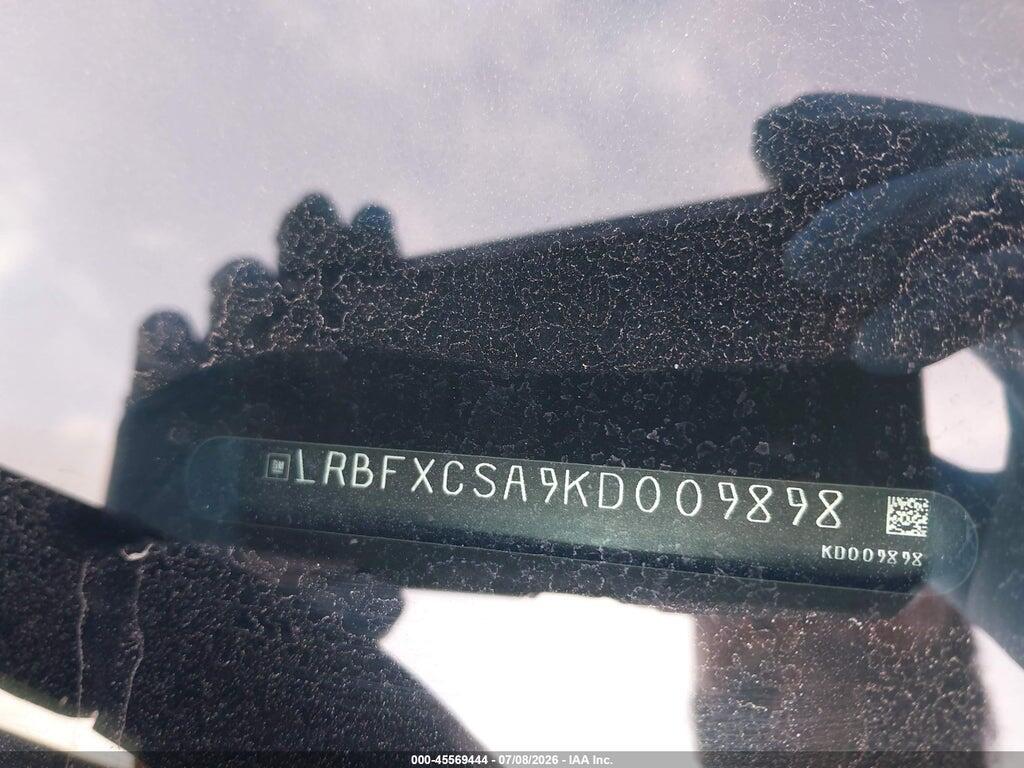 LRBFXCSA9KD009898 2019 BUICK ENVISION photo no. 9
