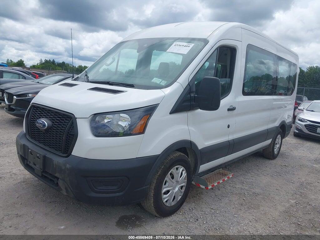 1FDAX2C88NKA25720 2022 FORD TRANSIT-350 PASSENGER VAN photo no. 2