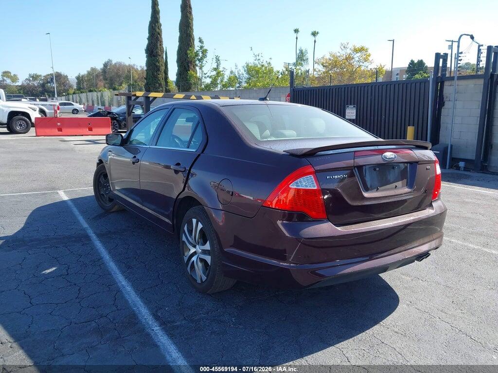 3FAHP0HA3BR167831 2011 FORD FUSION photo no. 3
