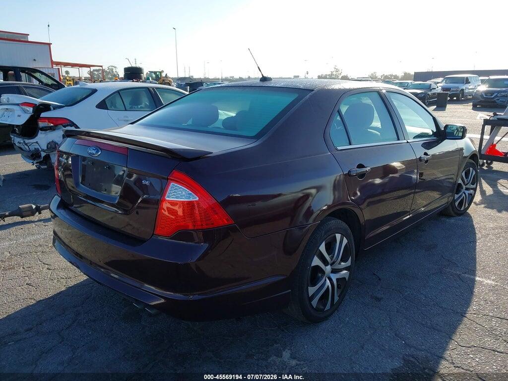 3FAHP0HA3BR167831 2011 FORD FUSION photo no. 4
