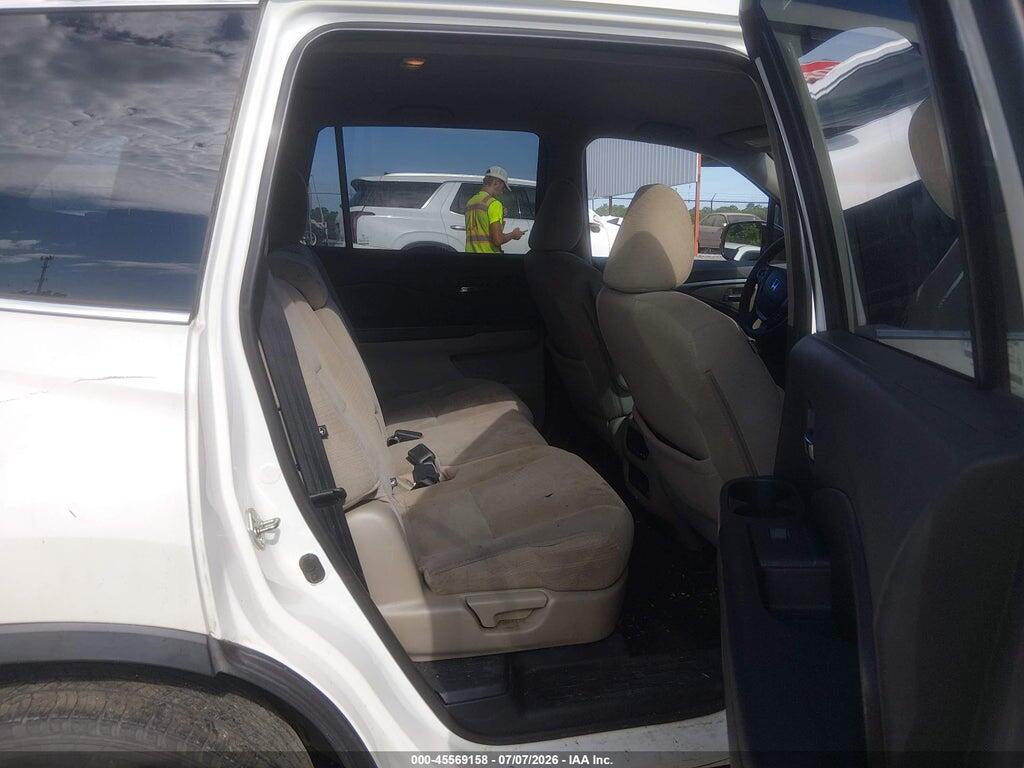 5FNYF5H3XHB001845 2017 HONDA PILOT photo no. 8