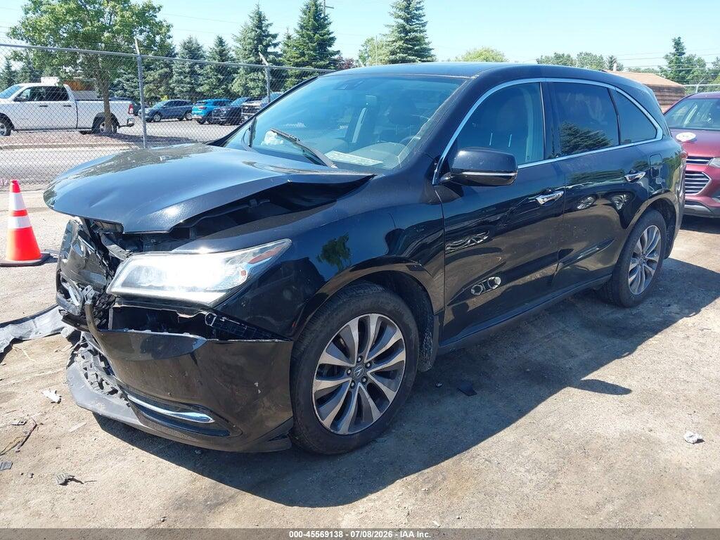5FRYD4H49FB022013 2015 ACURA MDX photo no. 2