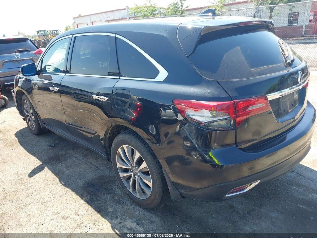 5FRYD4H49FB022013 2015 ACURA MDX photo no. 3