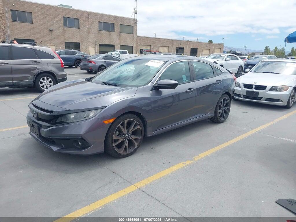 2HGFC2F84KH604242 2019 HONDA CIVIC photo no. 2
