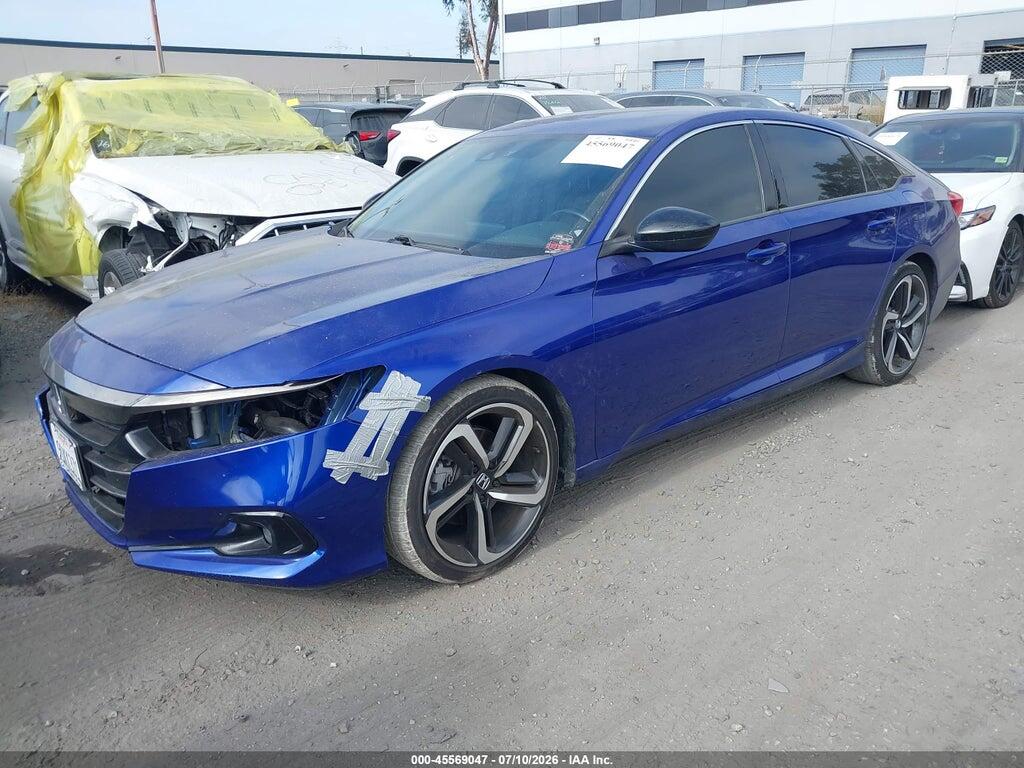 1HGCV1F3XNA084580 2022 HONDA ACCORD photo no. 2