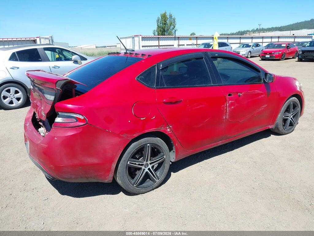 1C3CDFBB9GD530073 2016 DODGE DART photo no. 4