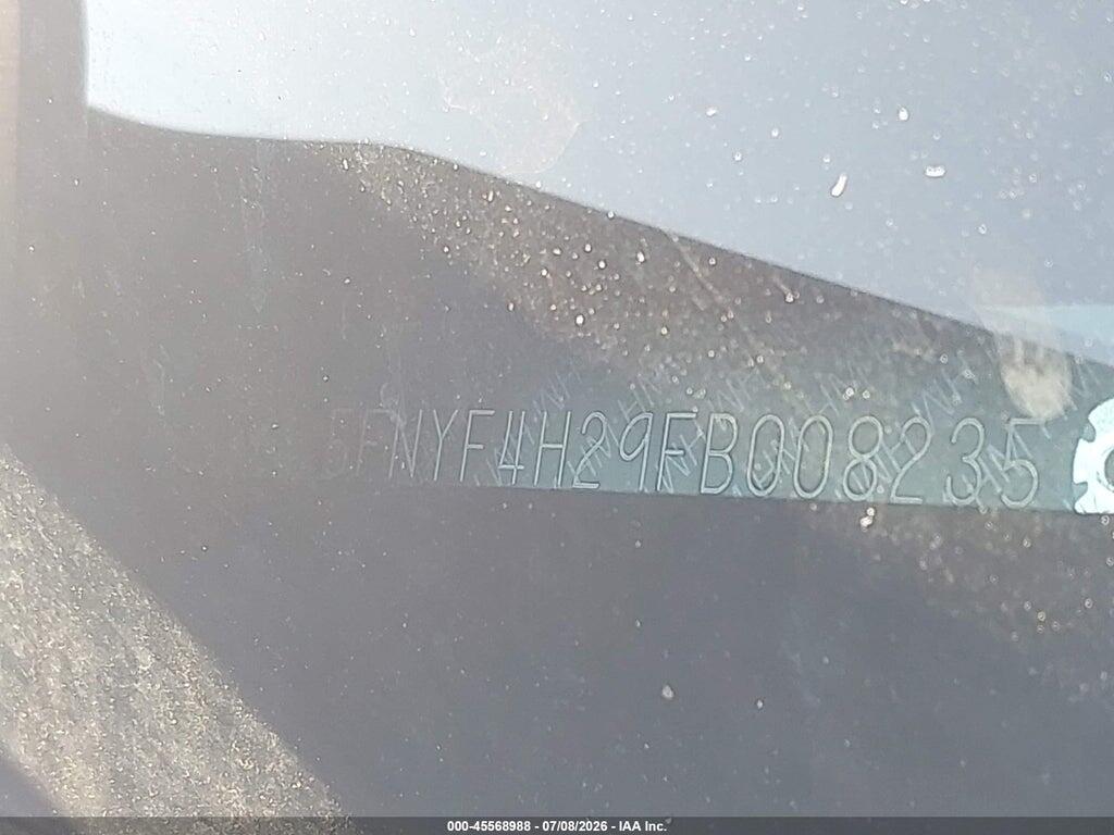 5FNYF4H29FB008235 2015 HONDA PILOT photo no. 9