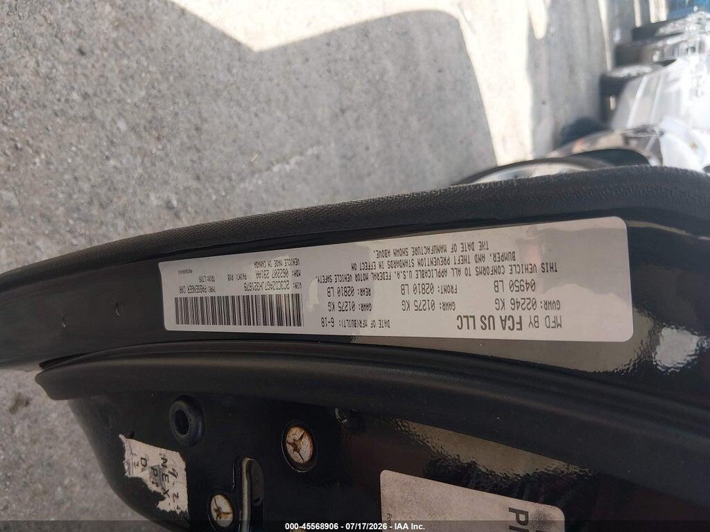 2C3CDZAG7JH321679 2018 DODGE CHALLENGER photo no. 9