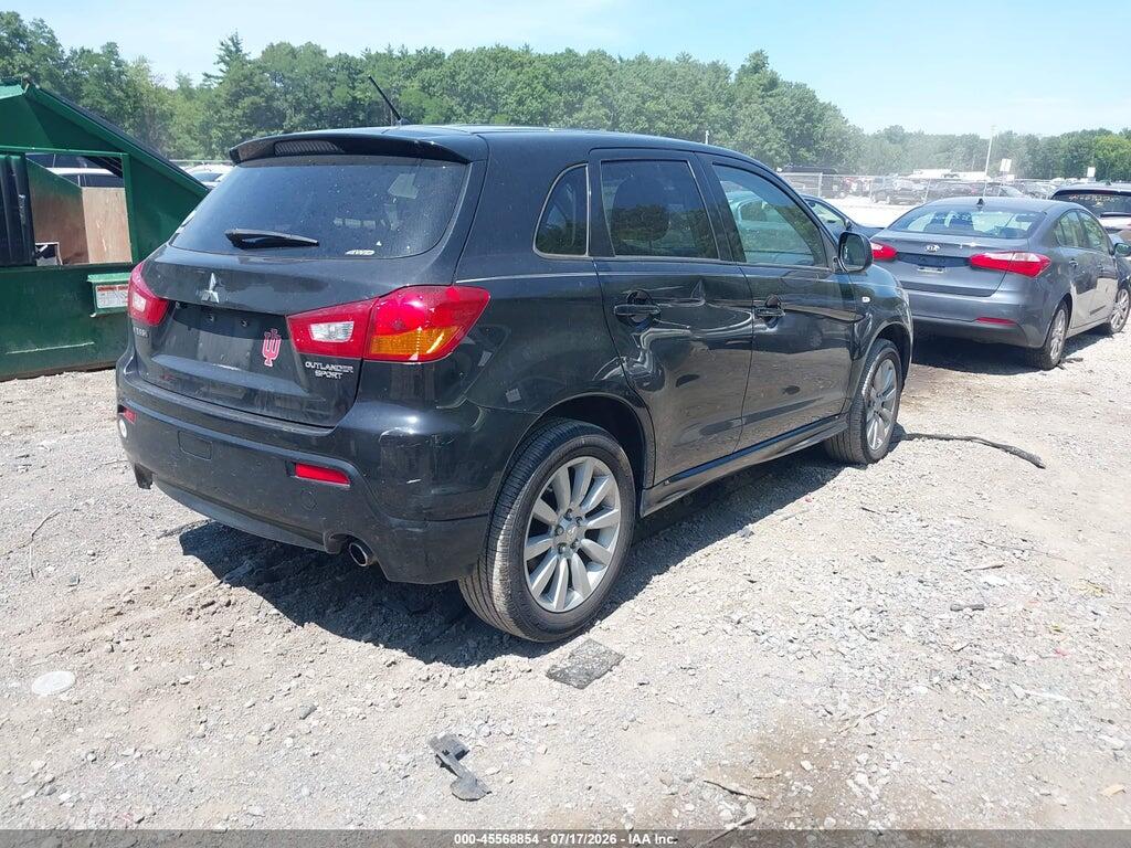 JA4AR4AU8BZ016829 2011 MITSUBISHI OUTLANDER SPORT photo no. 4