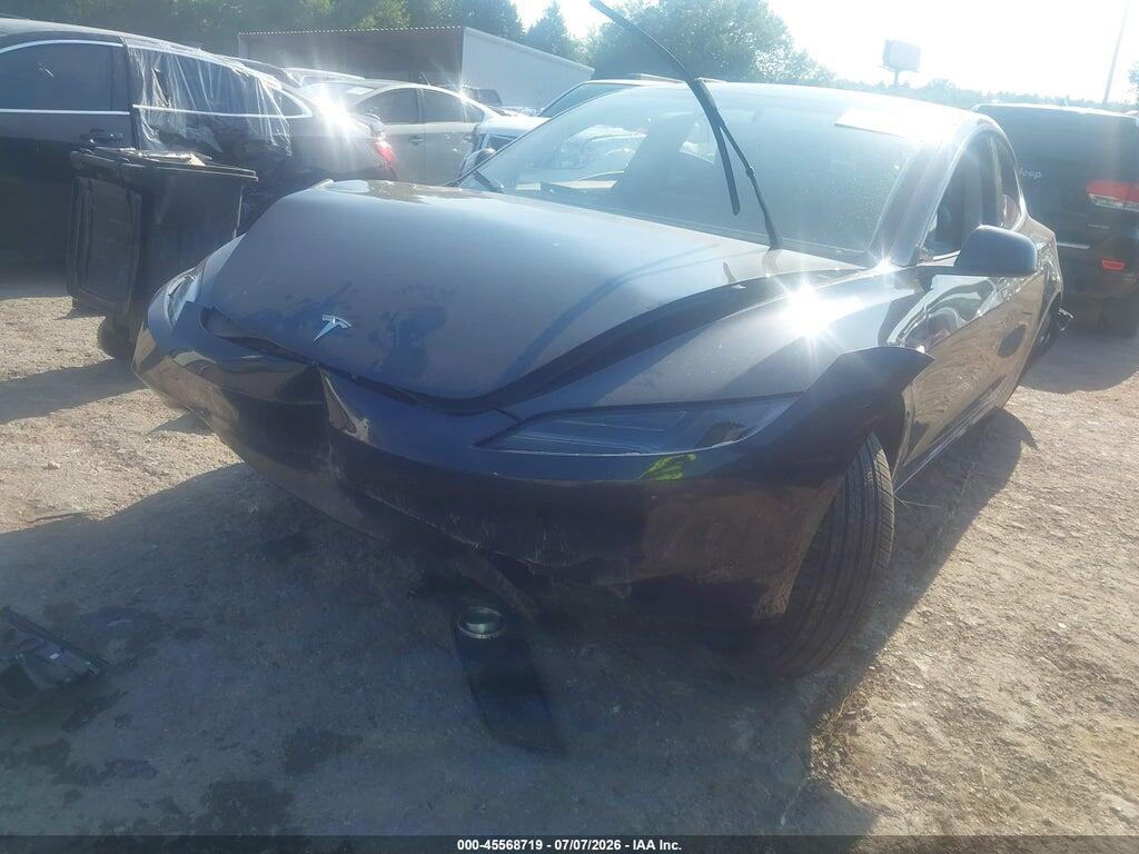 5YJ3E1EA9SF006387 2025 TESLA MODEL 3 photo no. 2