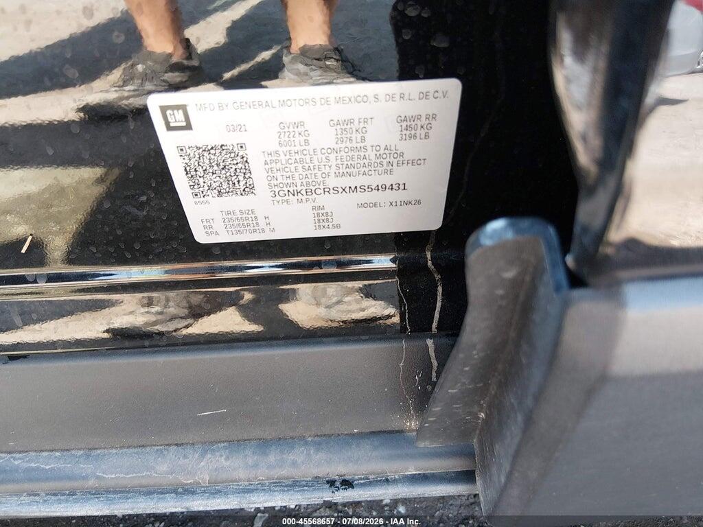 3GNKBCRSXMS549431 2021 CHEVROLET BLAZER photo no. 9