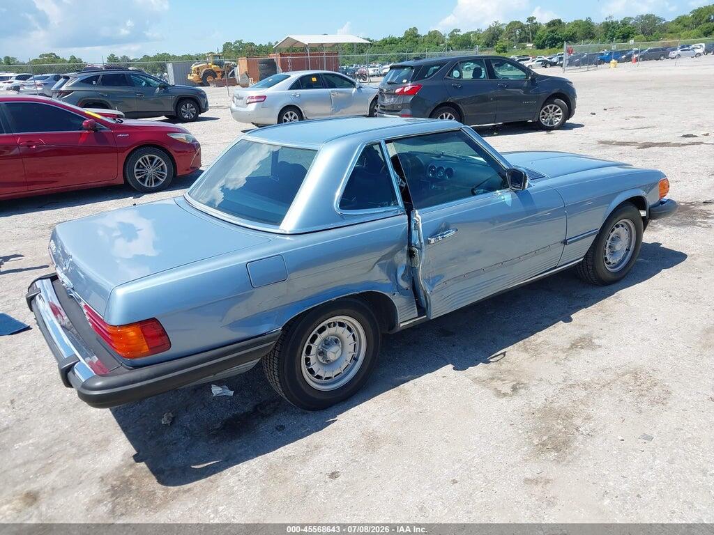 WDBBA45C1FA028035 1985 MERCEDES-BENZ 380 photo no. 4