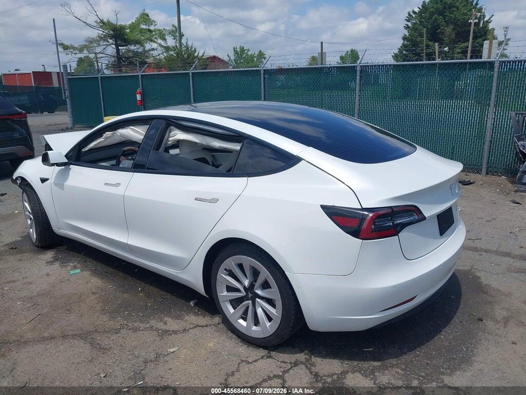 5YJ3E1EBXMF862485 2021 TESLA MODEL 3 photo no. 3