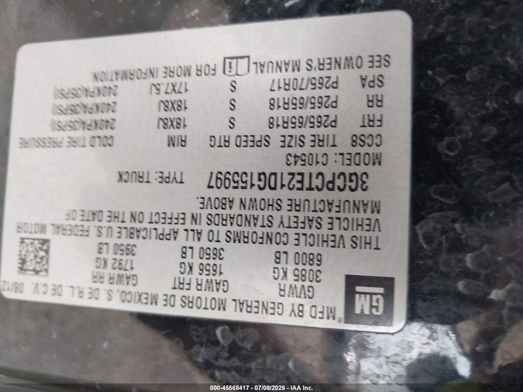 3GCPCTE21DG155997 2013 CHEVROLET SILVERADO 1500 photo no. 9