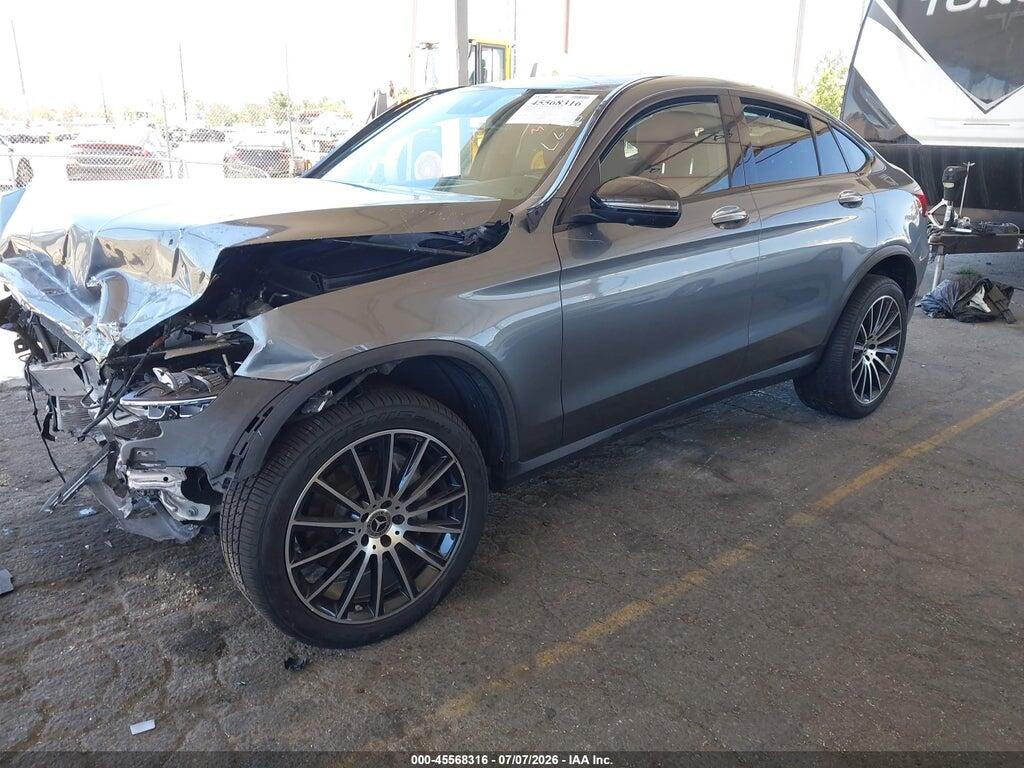 W1N0J8EB9MF948026 2021 MERCEDES-BENZ GLC 300 COUPE photo no. 2