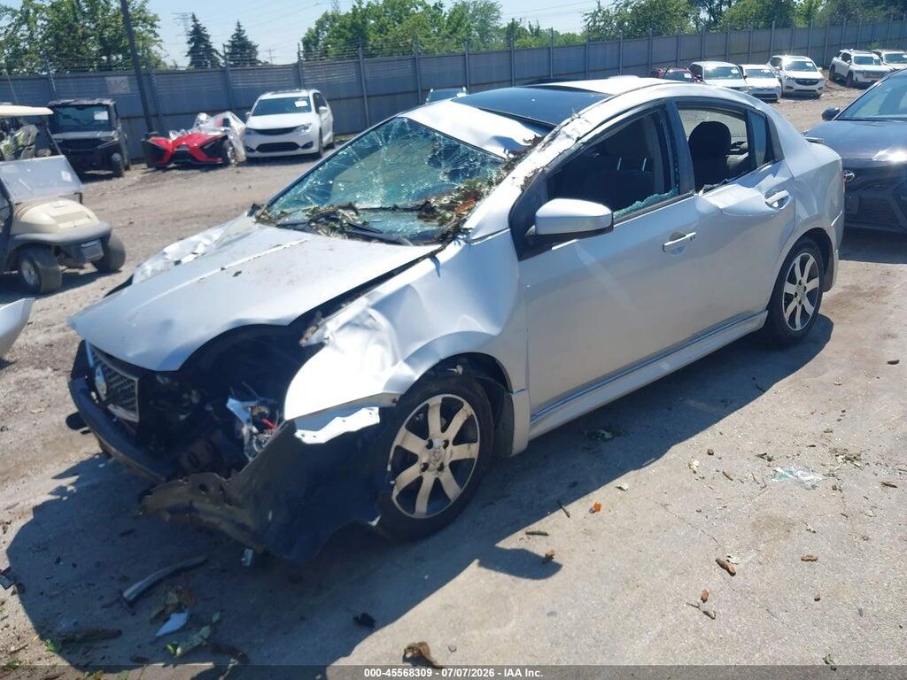 3N1AB6AP3CL647211 2012 NISSAN SENTRA photo no. 2