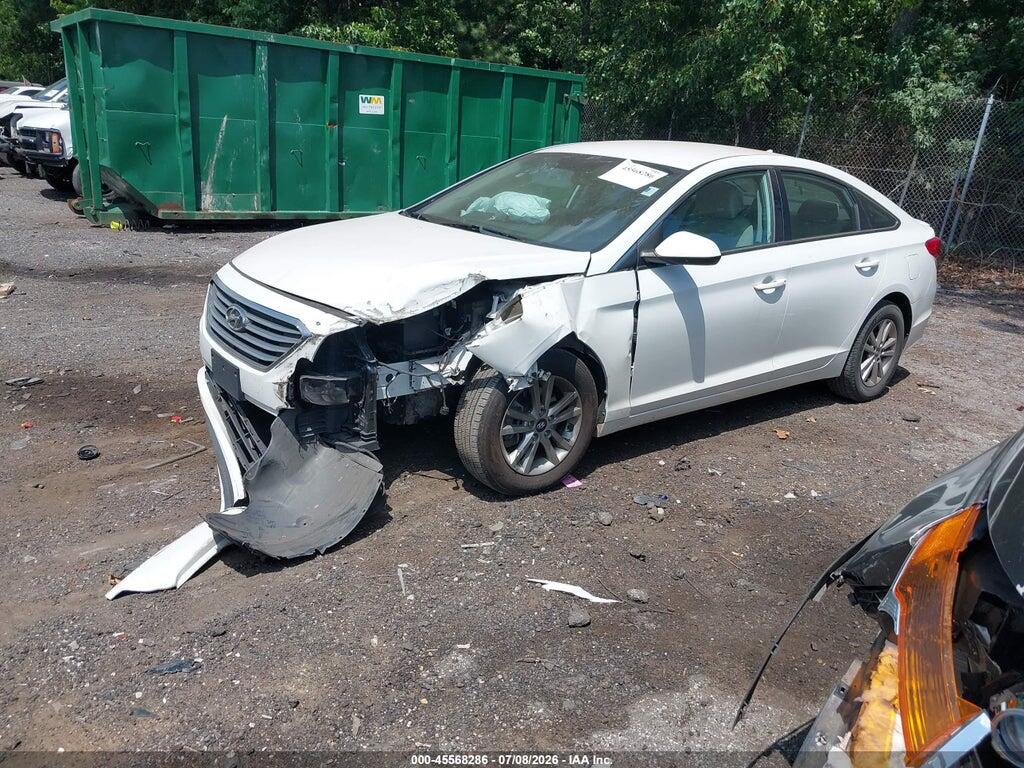 5NPE24AF4HH521599 2017 HYUNDAI SONATA photo no. 2