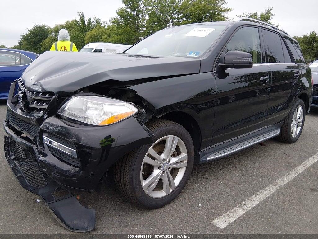 4JGDA5HB3EA361687 2014 MERCEDES-BENZ ML 350 photo no. 2