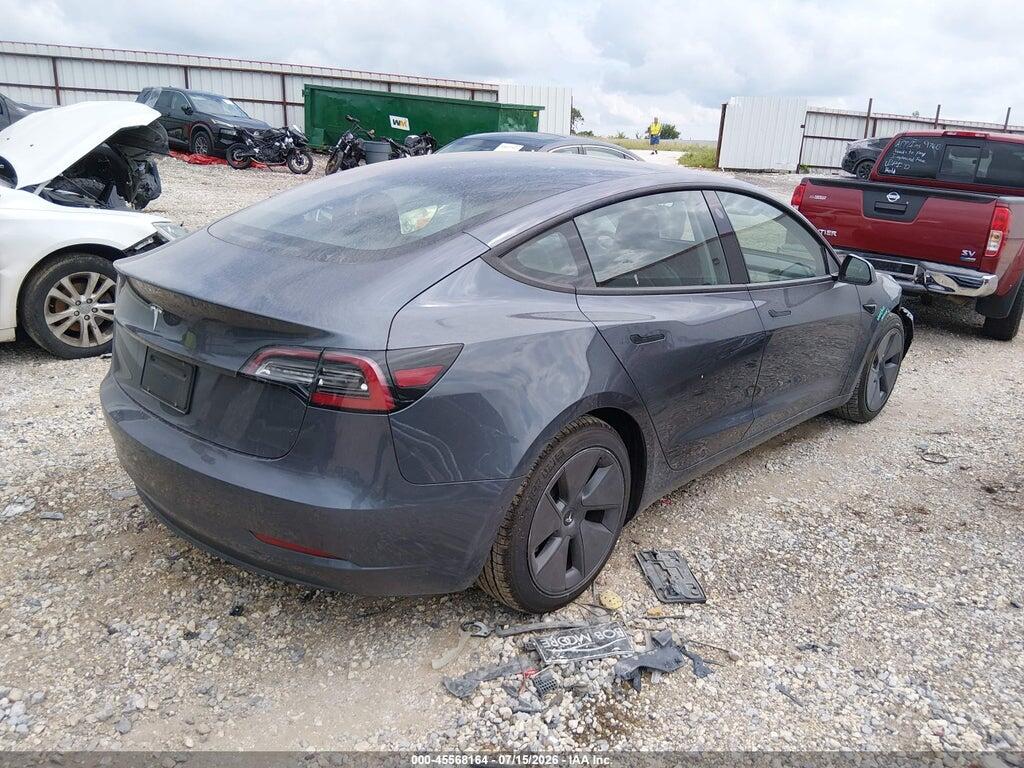 5YJ3E1EA1MF872989 2021 TESLA MODEL 3 photo no. 4