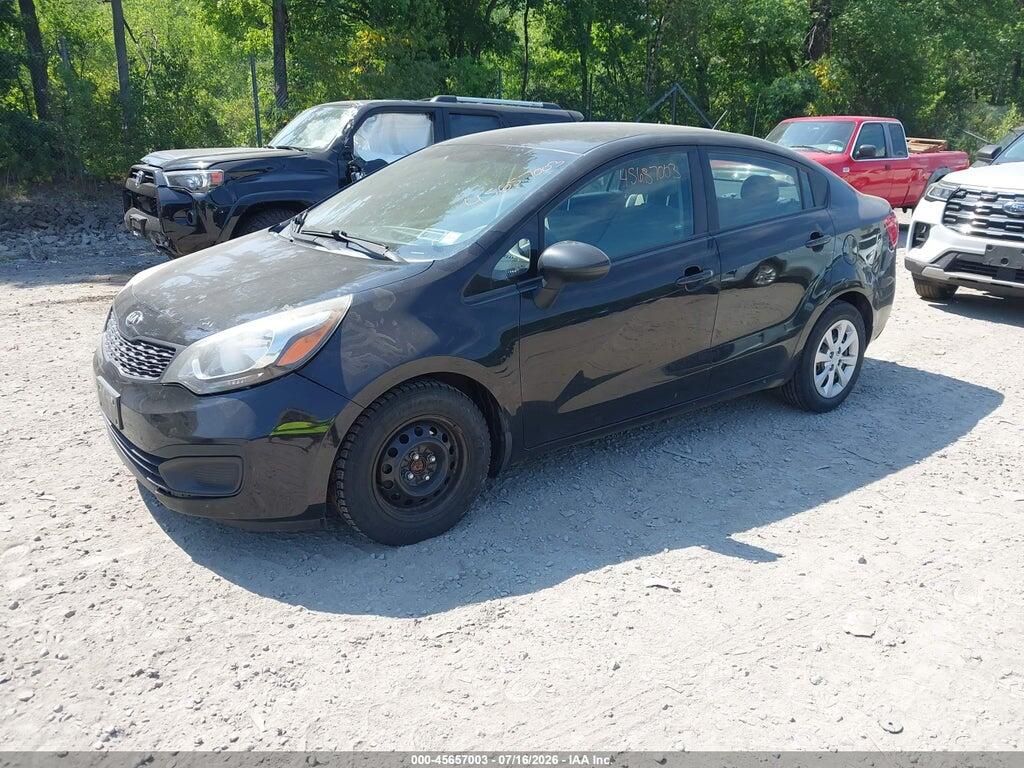 KNADM4A35E6398328 2014 KIA RIO photo no. 2