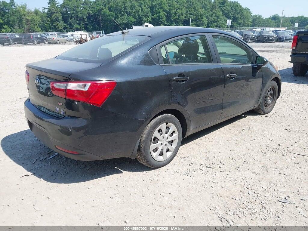 KNADM4A35E6398328 2014 KIA RIO photo no. 4