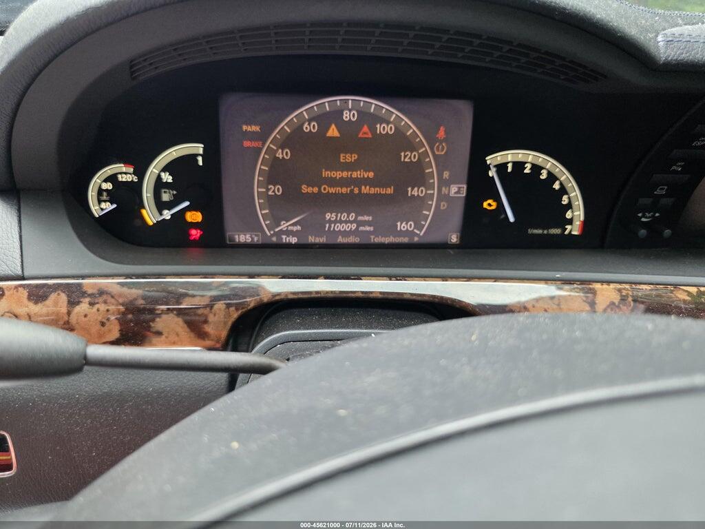WDDNG86X79A265158 2009 MERCEDES-BENZ S 550 photo no. 6