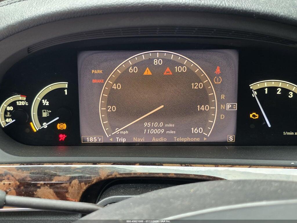 WDDNG86X79A265158 2009 MERCEDES-BENZ S 550 photo no. 7