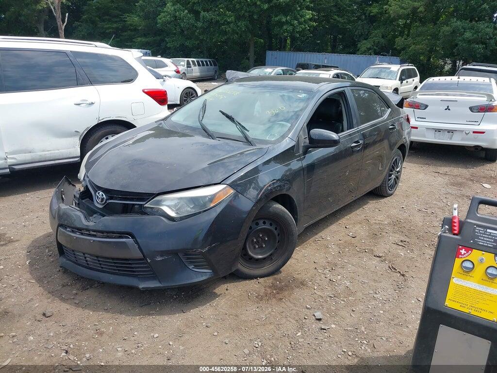 2T1BURHE0FC359378 2015 TOYOTA COROLLA photo no. 2
