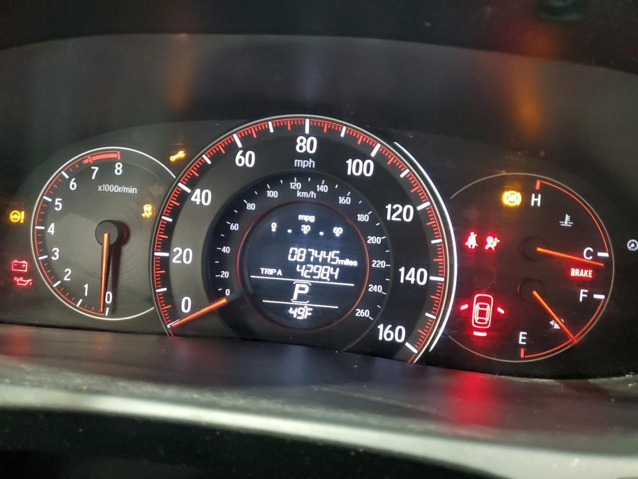 2016 HONDA ACCORD LX-S — Фото 9 из 13